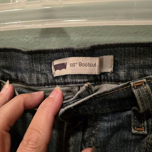 Levis 515 Boot Cut Mens Jeans Size 29 30 Long Levi Stonewashed - Picture 3 of 12